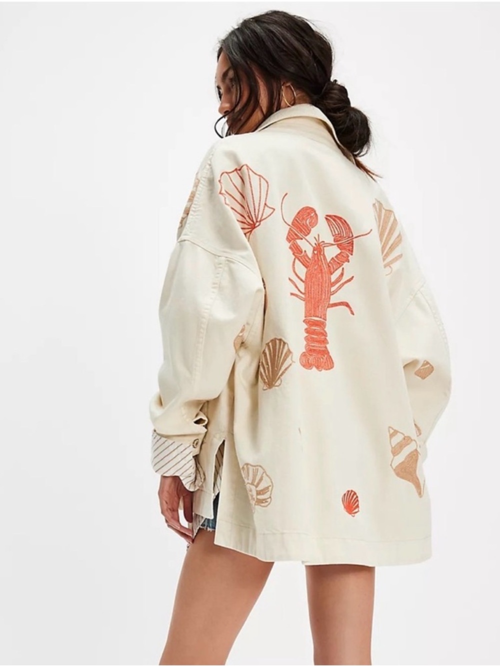 We The Free/Free People Madison City Embroidered Jacket Size XS NWT - Picture 2 of 10